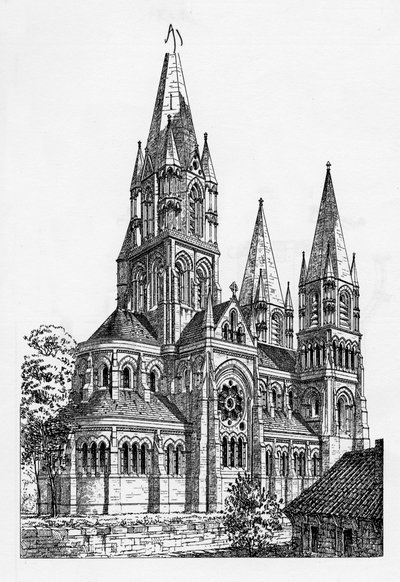 Cork Cathedral, illustration from 